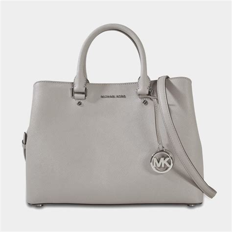 michael kors pearl gray satchel|Michael Kors large pink tote.